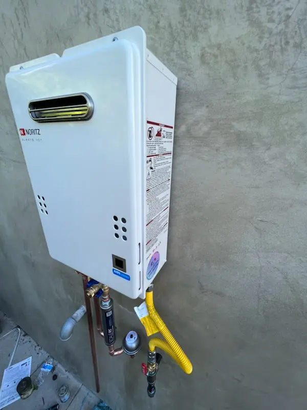 Tankless water heater installation for Bergs Mill homes